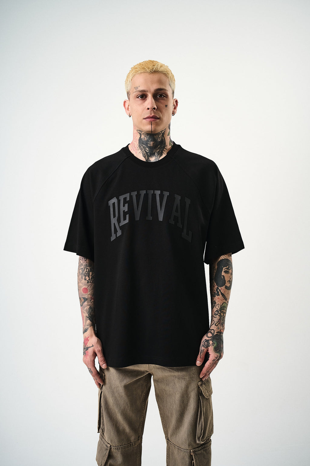 Revival Oversized T-Shirt Black