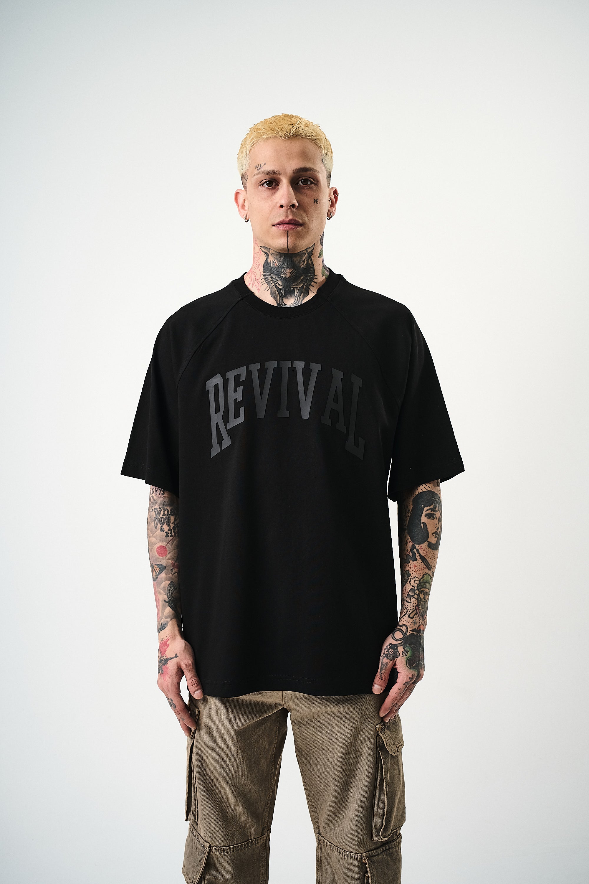Revival Oversized T-Shirt Black