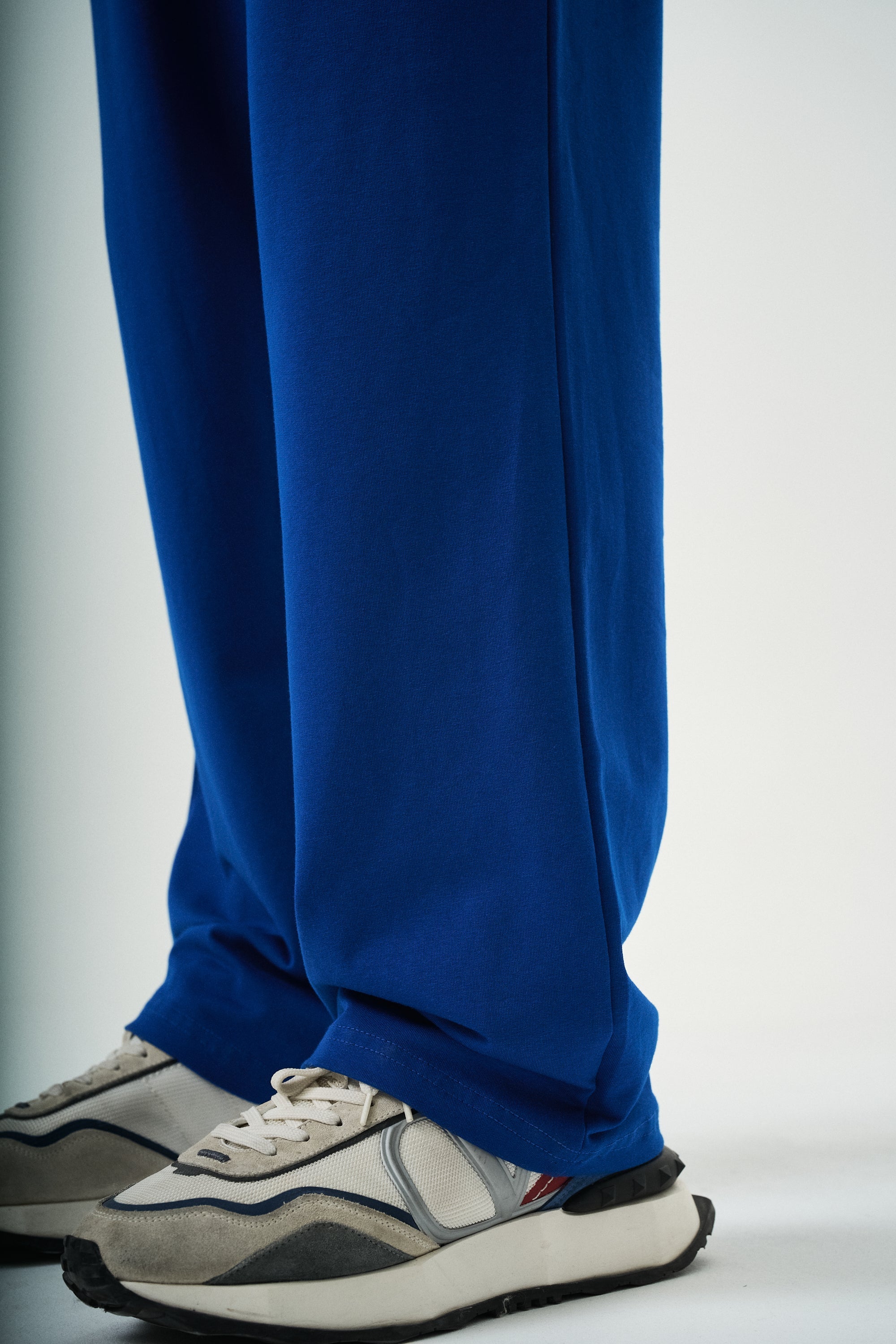 Basic Baggy Sweatpant Sax Blue