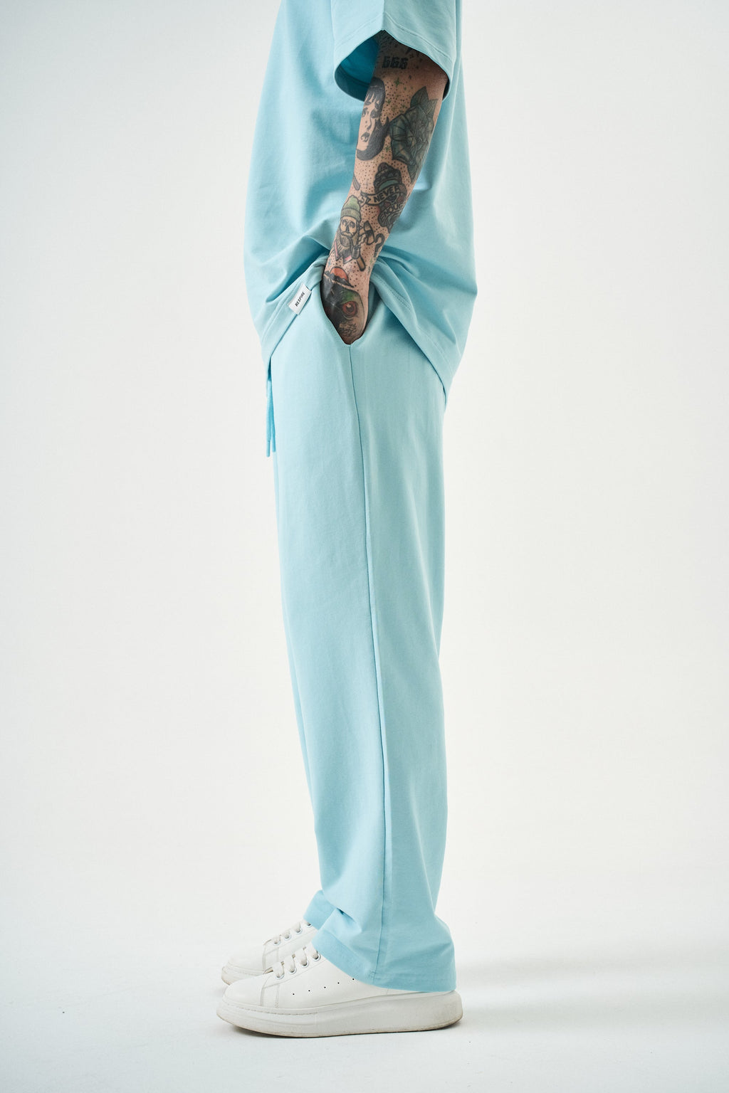 Basic Baggy Sweatpant Baby Blue