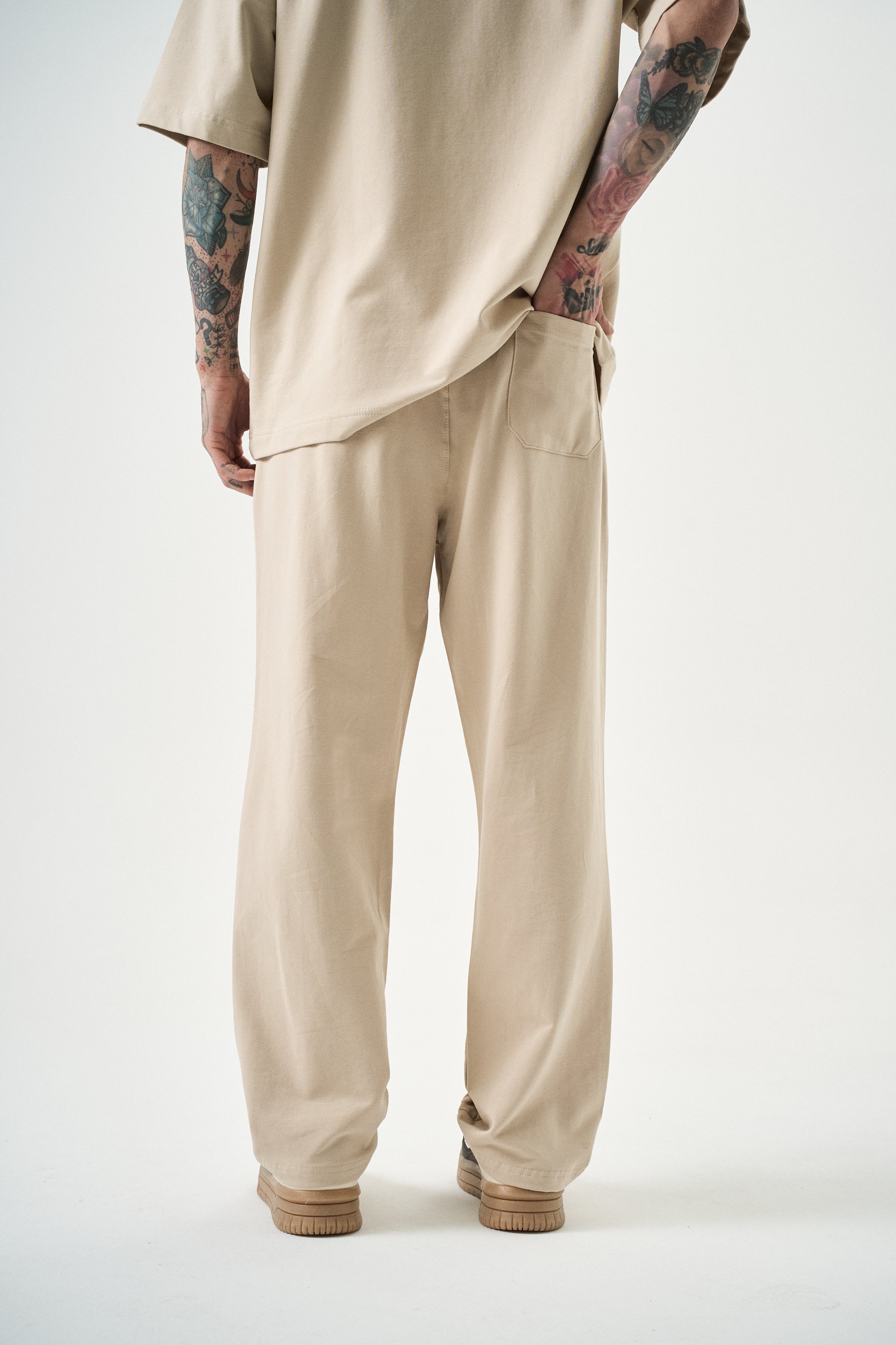 Basic Baggy Sweatpant Beige