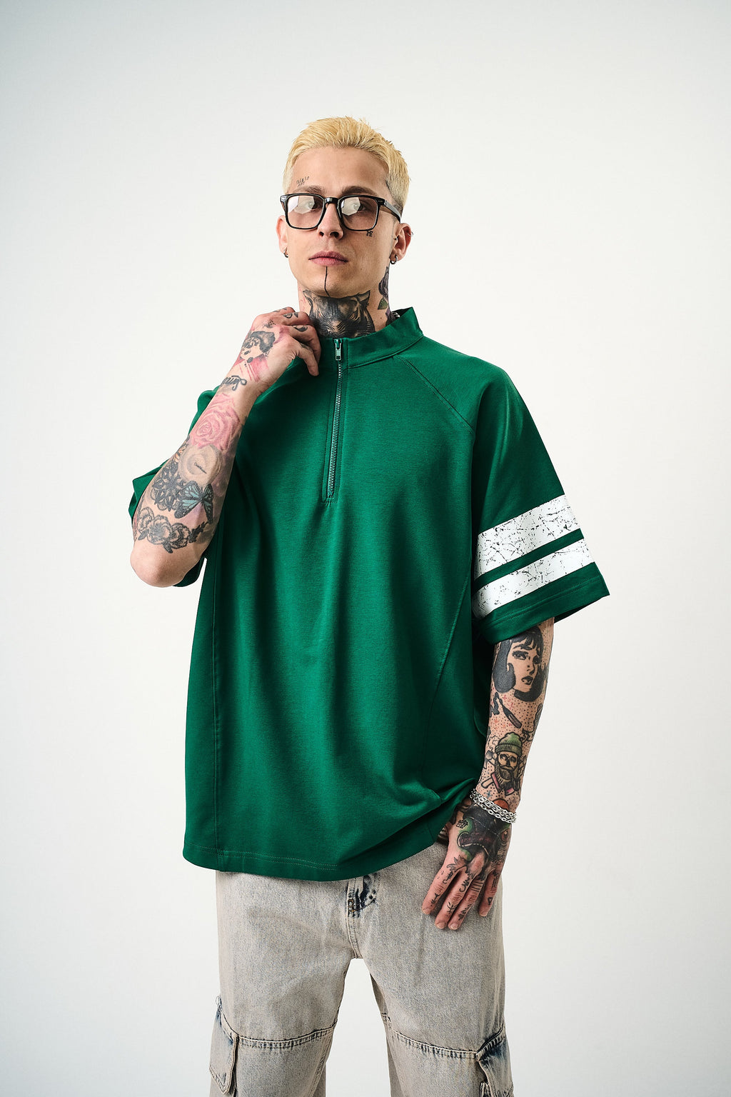 84 Zone Oversized T-Shirt Dark Teal