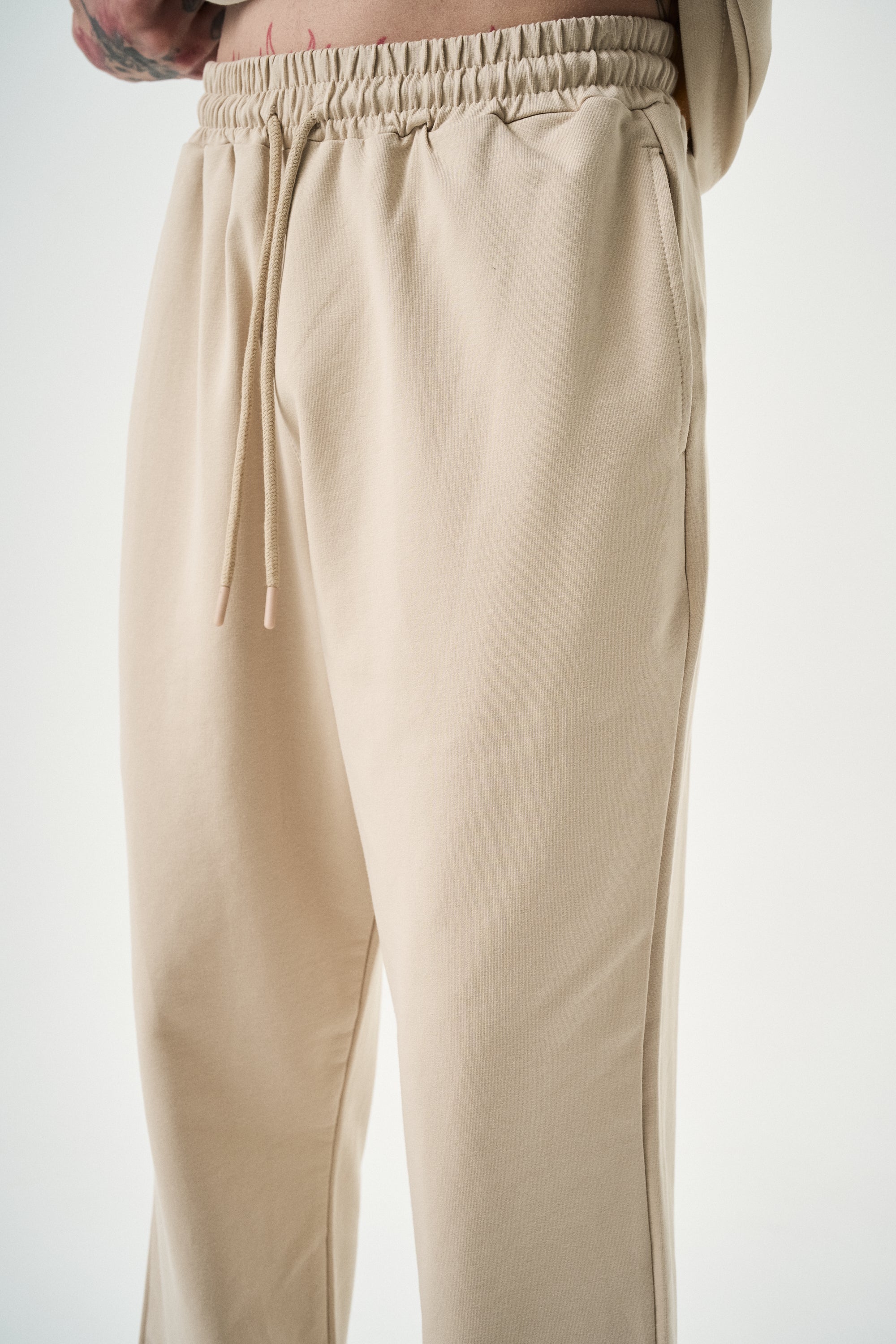 Basic Baggy Sweatpant Beige