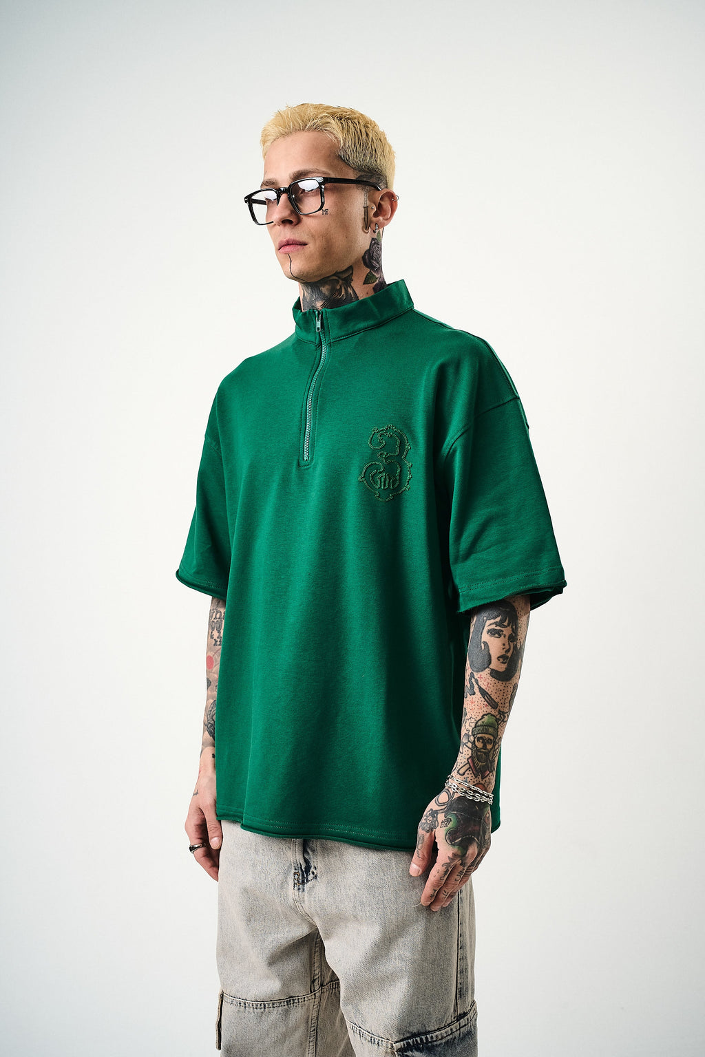 3 Oversized T-Shirt Dark Teal
