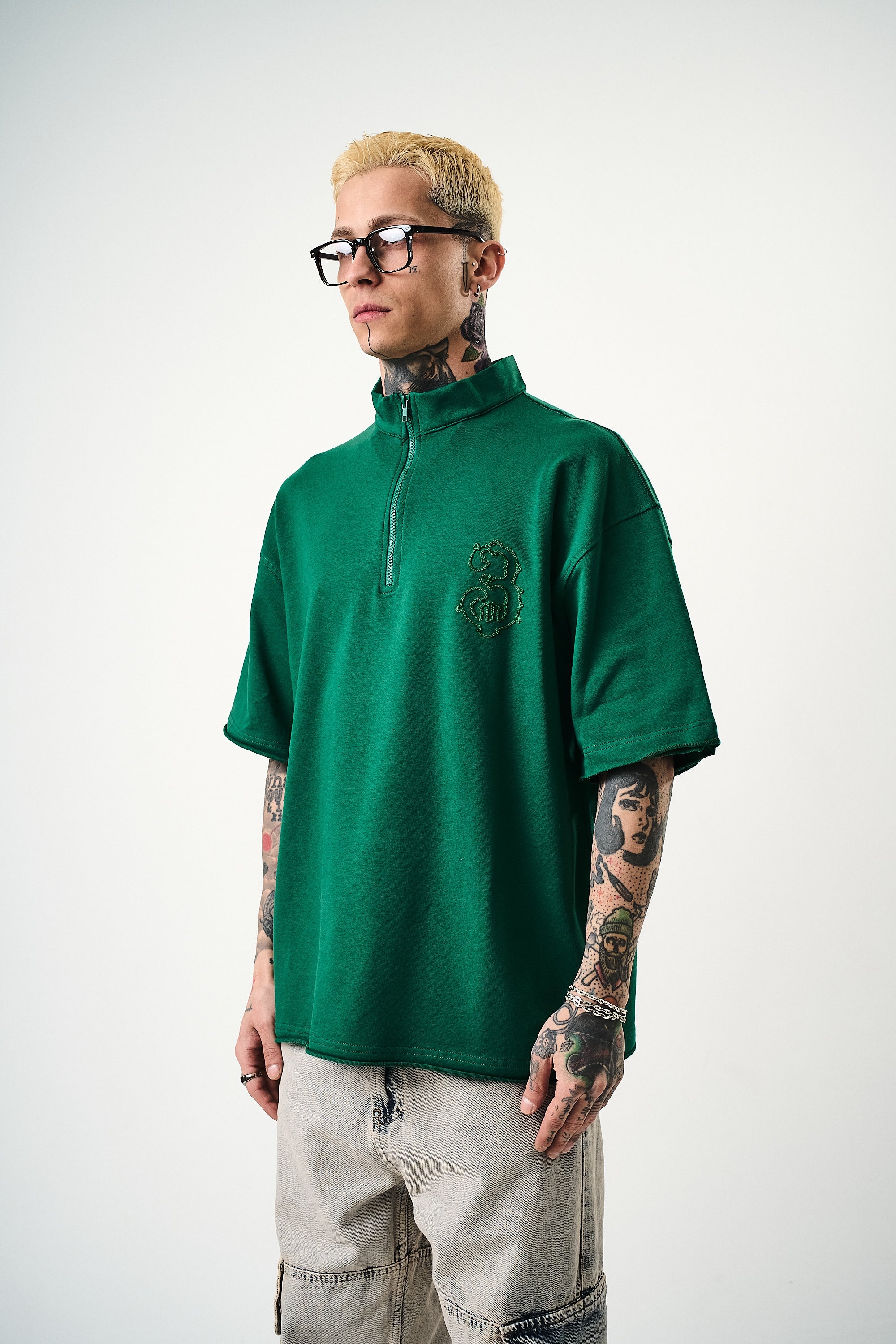 3 Oversized T-Shirt Dark Teal