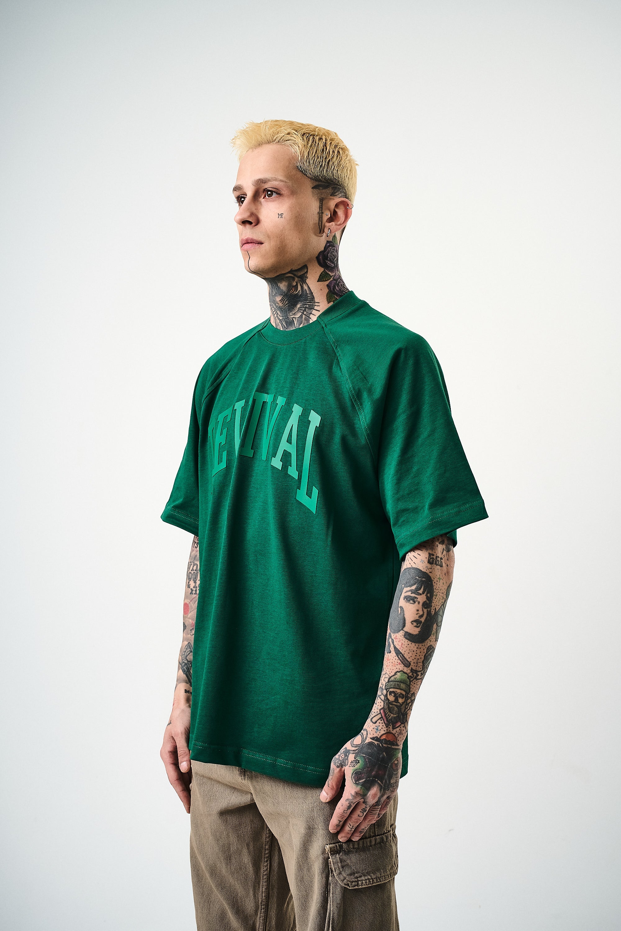 Revival Oversized T-Shirt Dark Teal