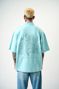 Be Kind Oversized T-Shirt Baby Blue