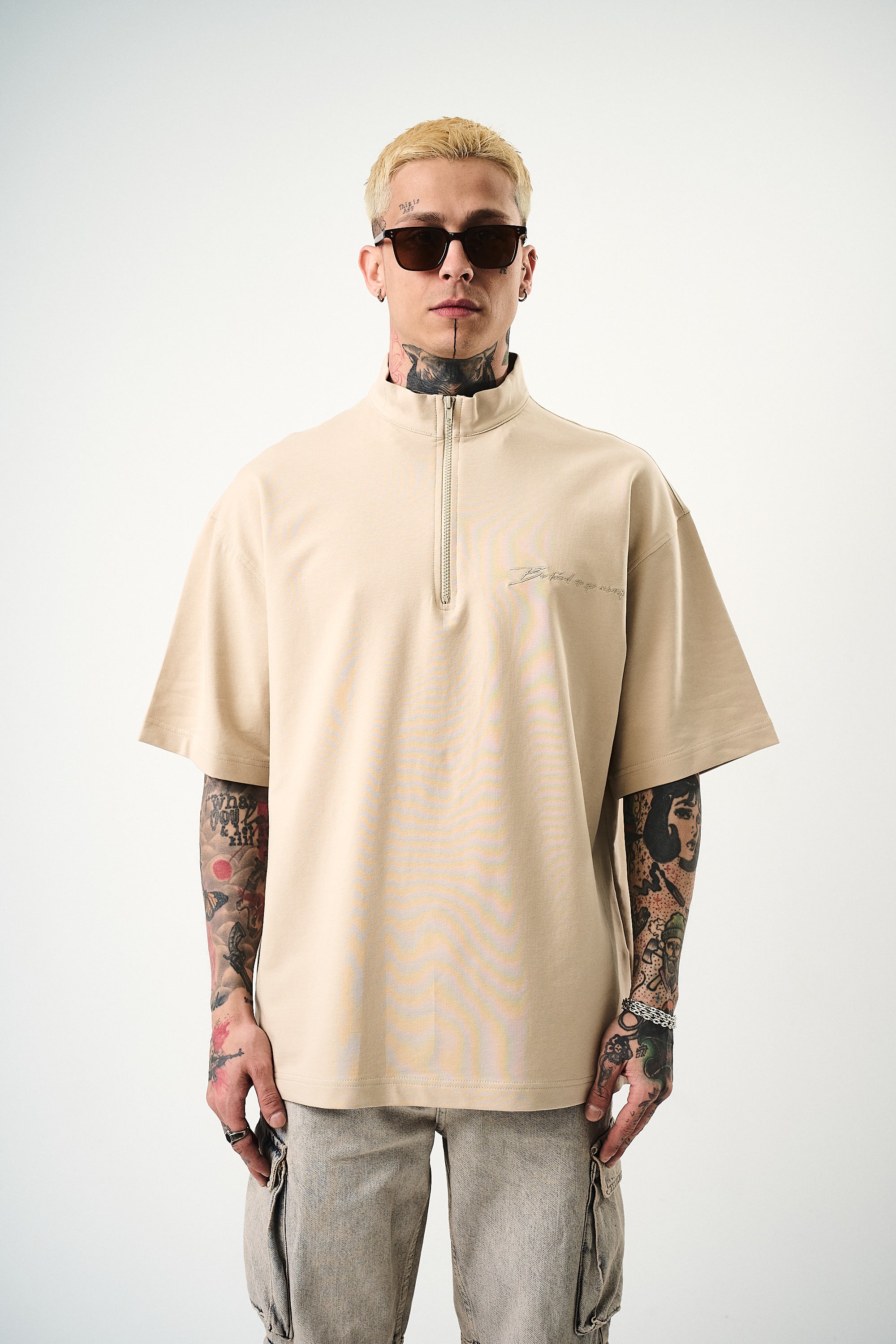 Be Kind Oversized T-Shirt Beige