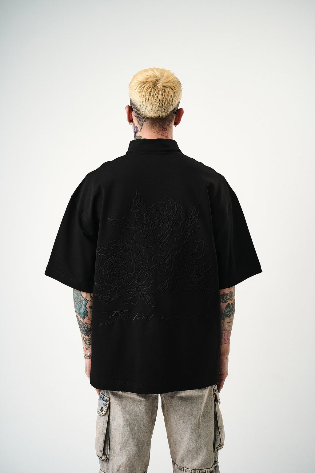 Be Kind Oversized T-Shirt Black