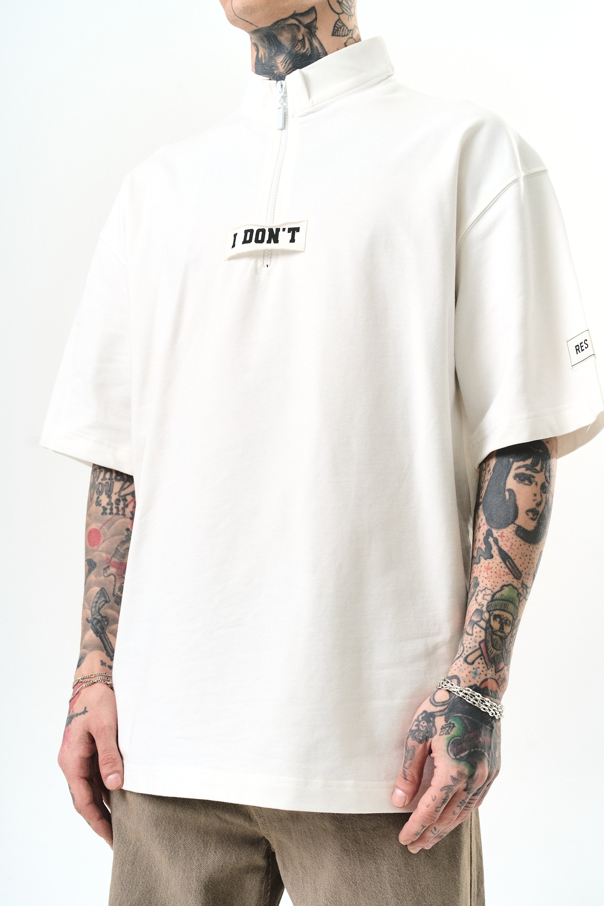 I Don't Oversized T-Shirt White