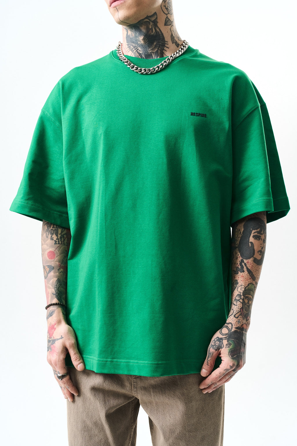 Respire Injection Printed Oversized T-Shirt Benetton