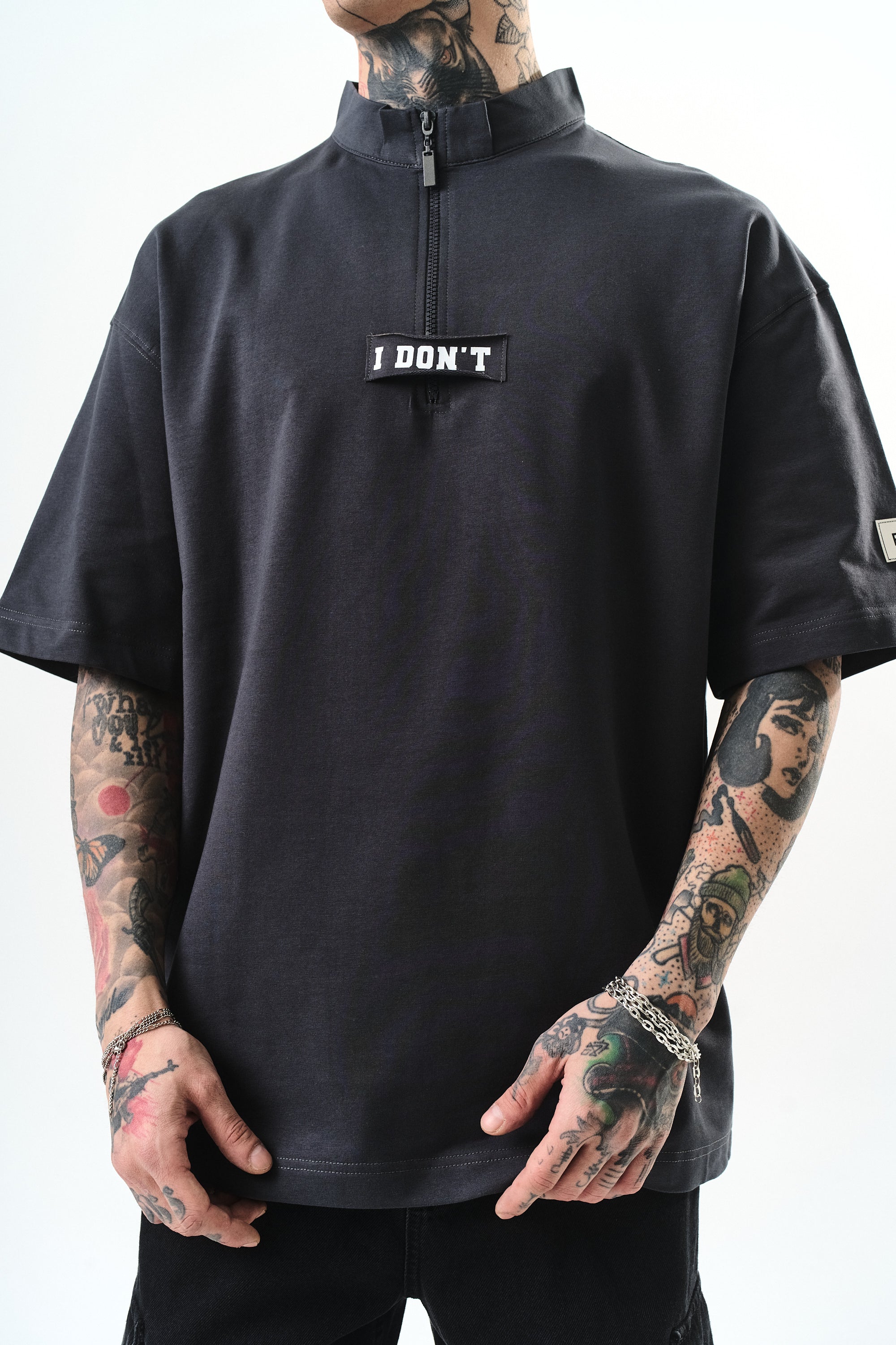 I Don't Oversized T-Shirt Smoked