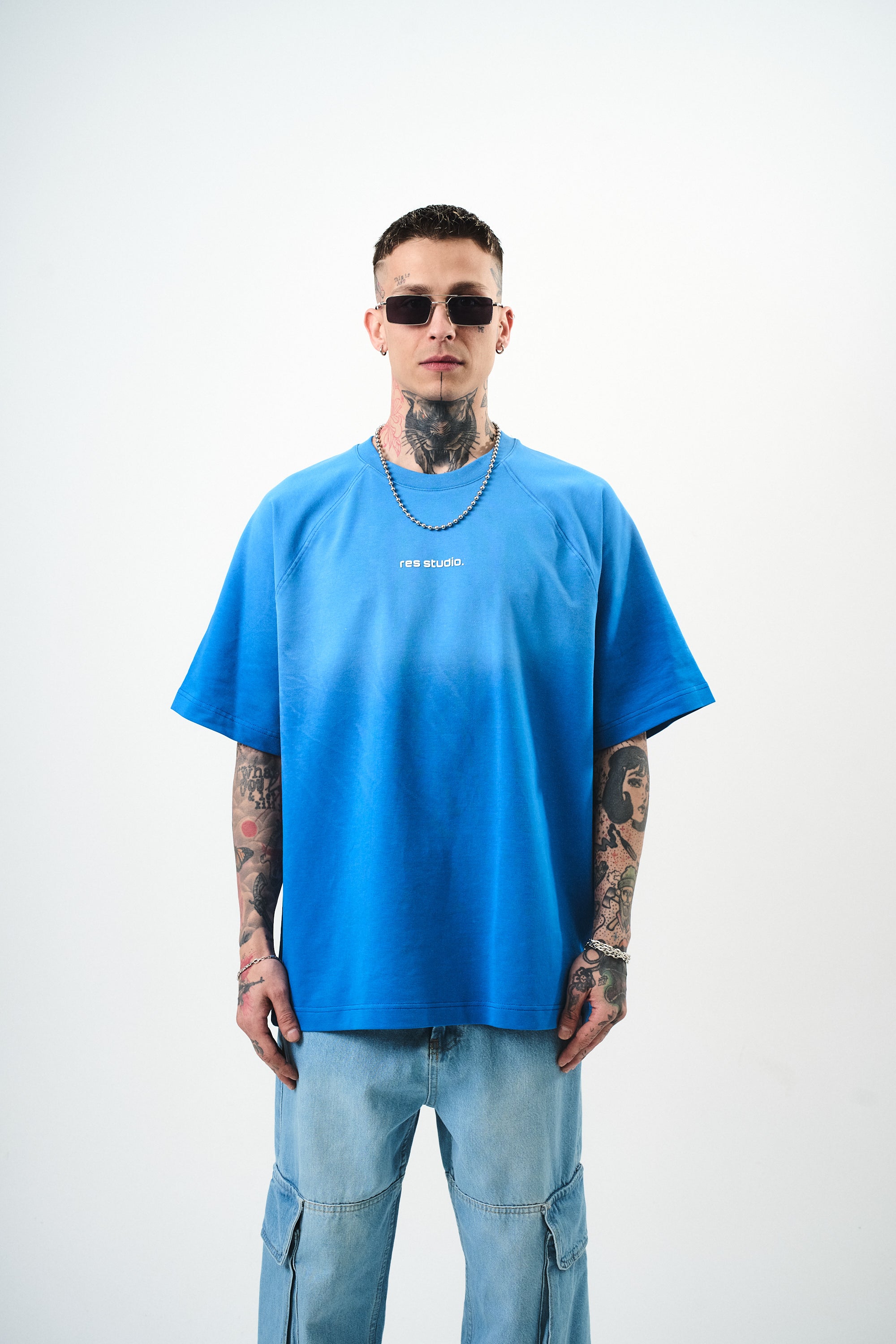 Res Studio Oversized T-Shirt Blue