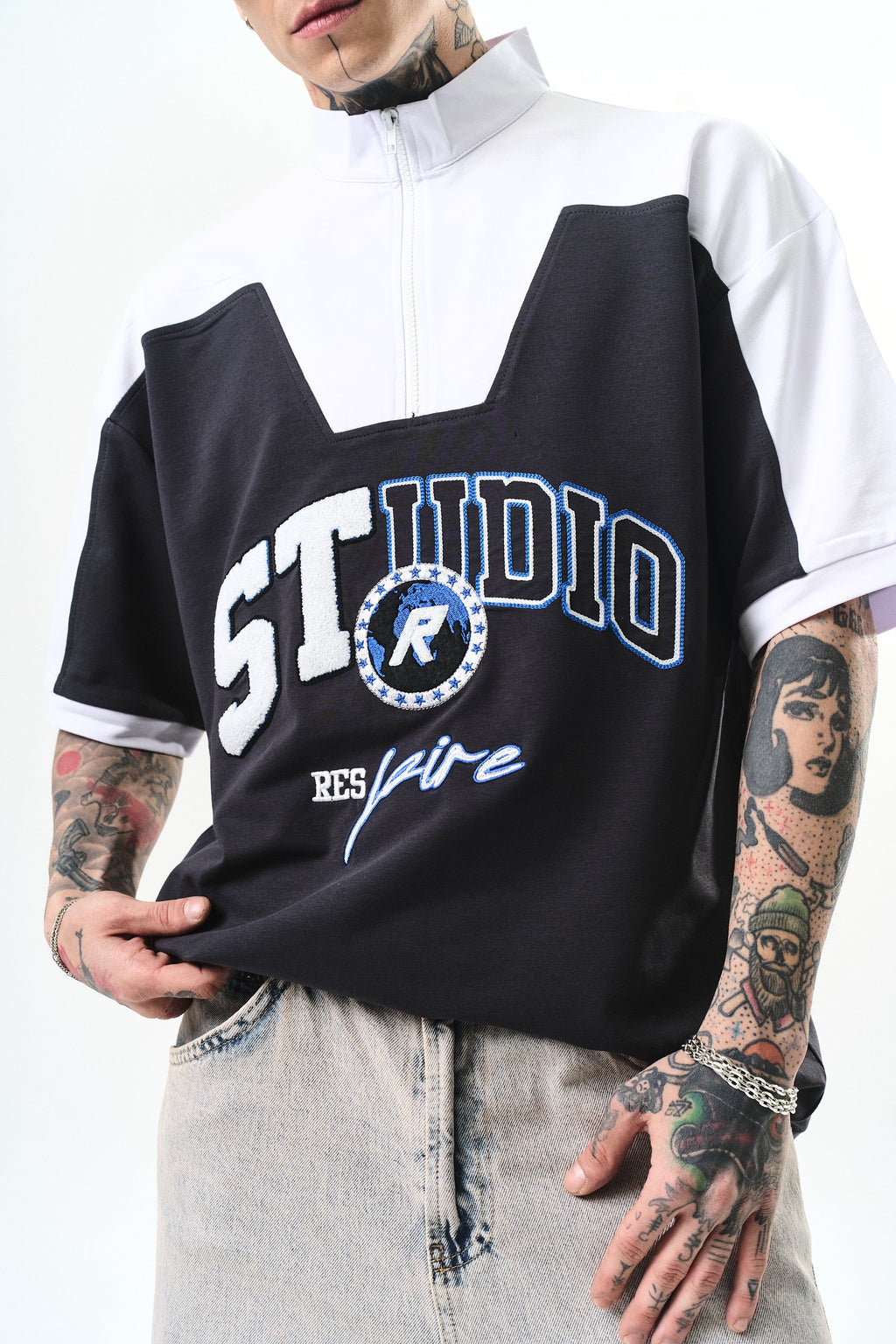 Studio Oversized T-Shirt Smoked