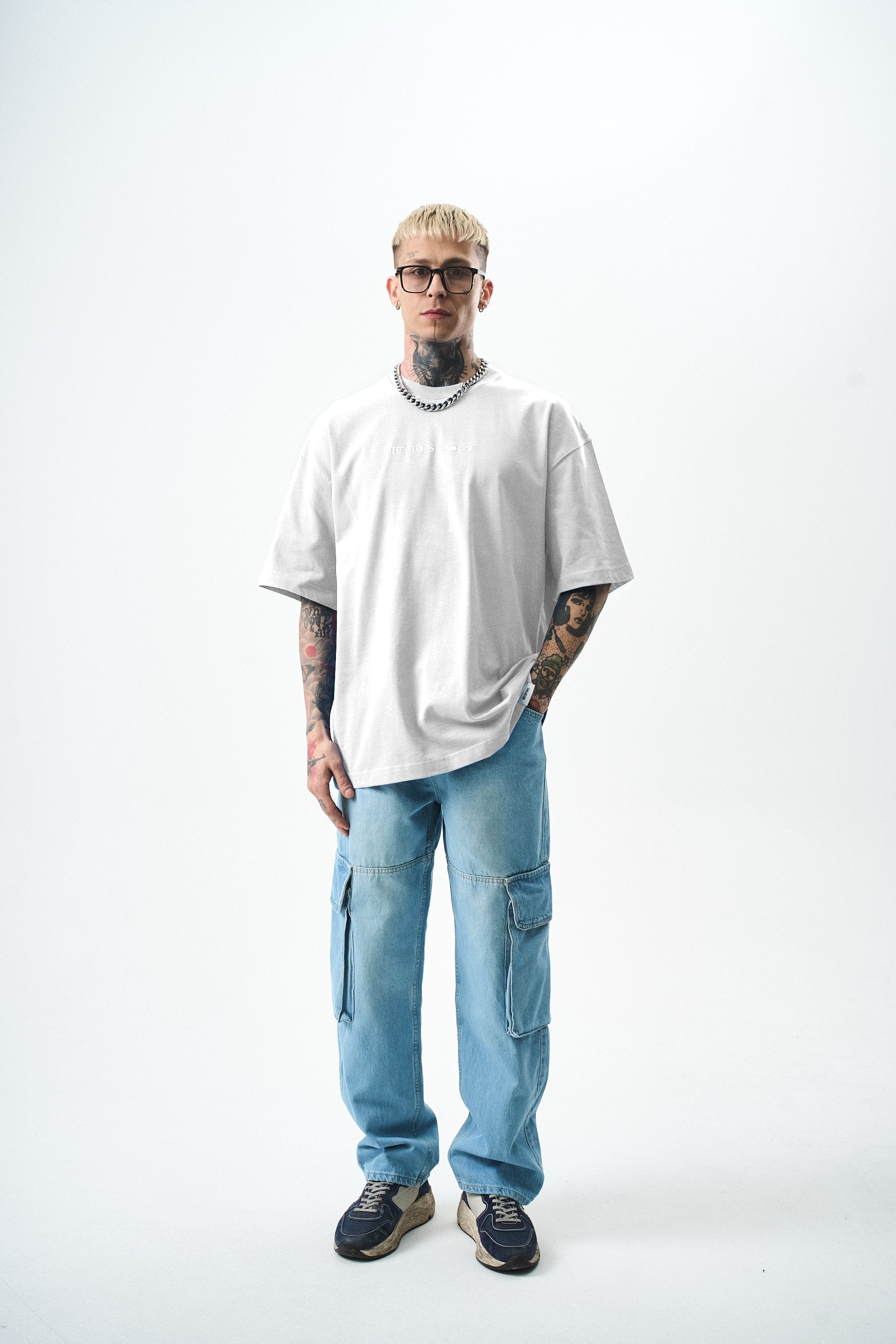 Palm Oversized T-Shirt White