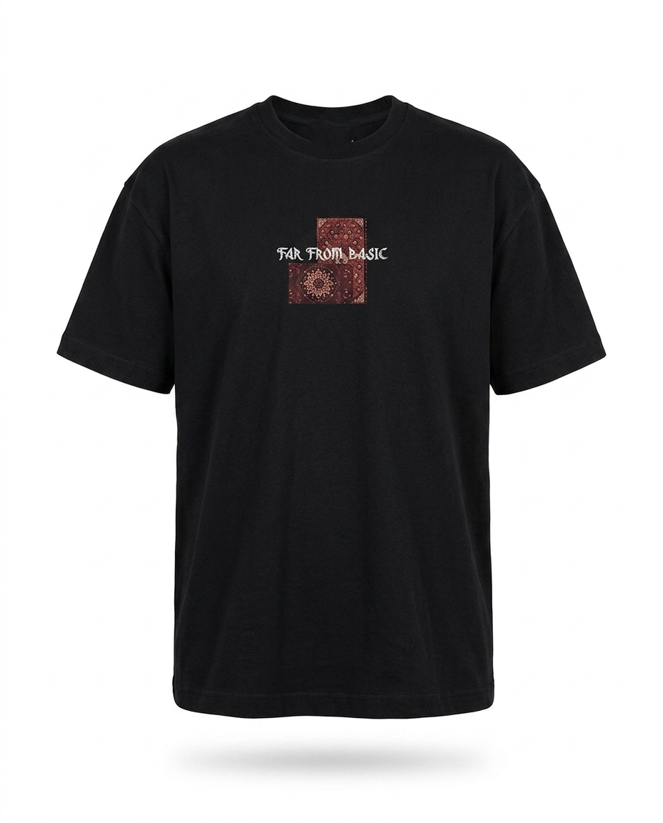 Far From Basic Oversized T-Shirt Black