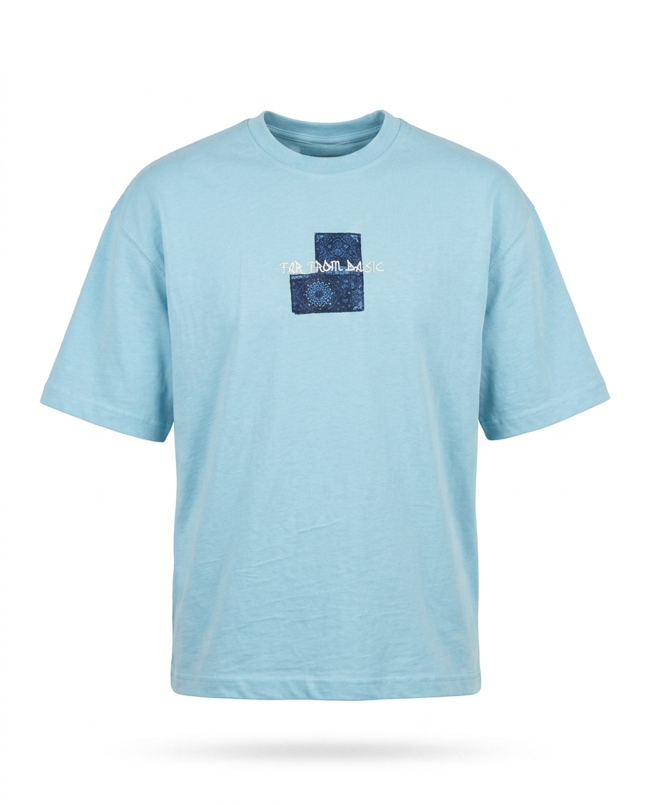 Far From Basic Oversized T-Shirt Baby Blue