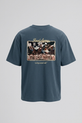 Final Supper Oversized T-Shirt Petrol Blue