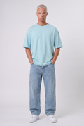 Basic Oversized T-Shirt 24/1 Baby Blue