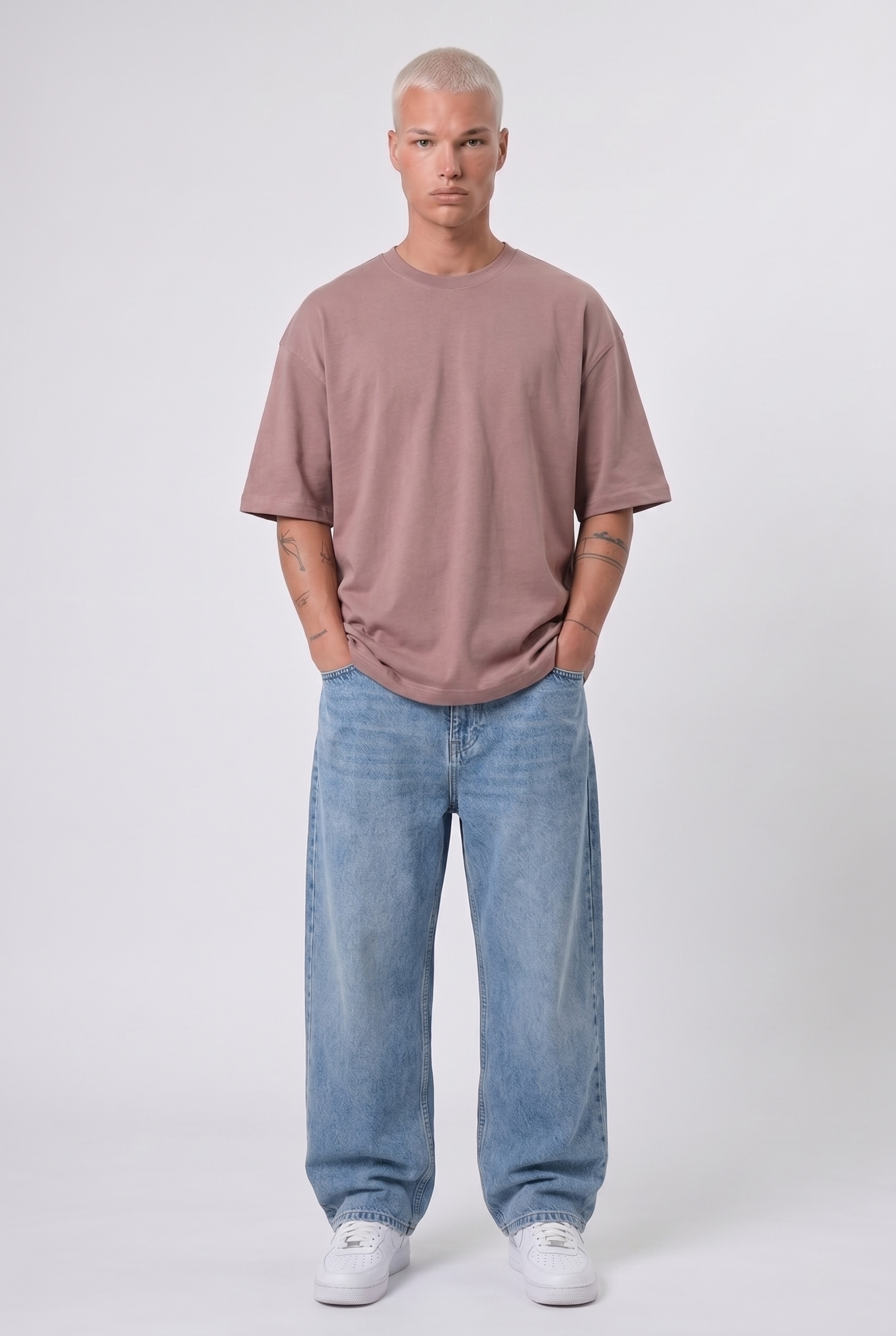 Basic Oversized T-Shirt 24/1 Brown