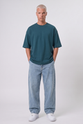 Basic Oversized T-Shirt 24/1 Emerald