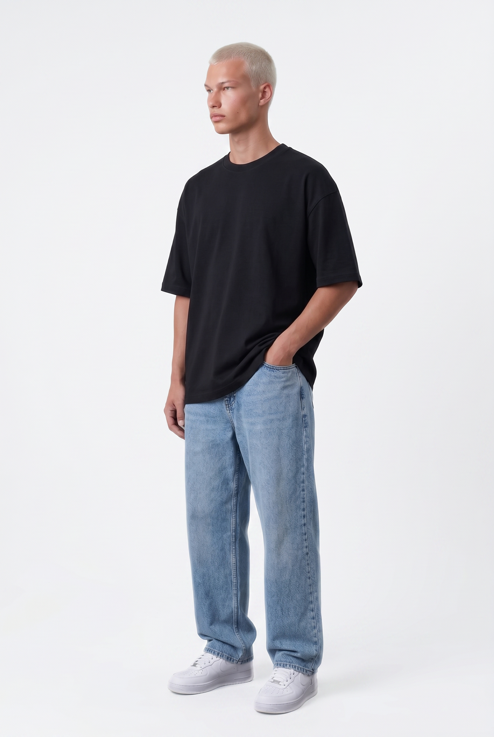 Basic Oversized T-Shirt 24/1 Black