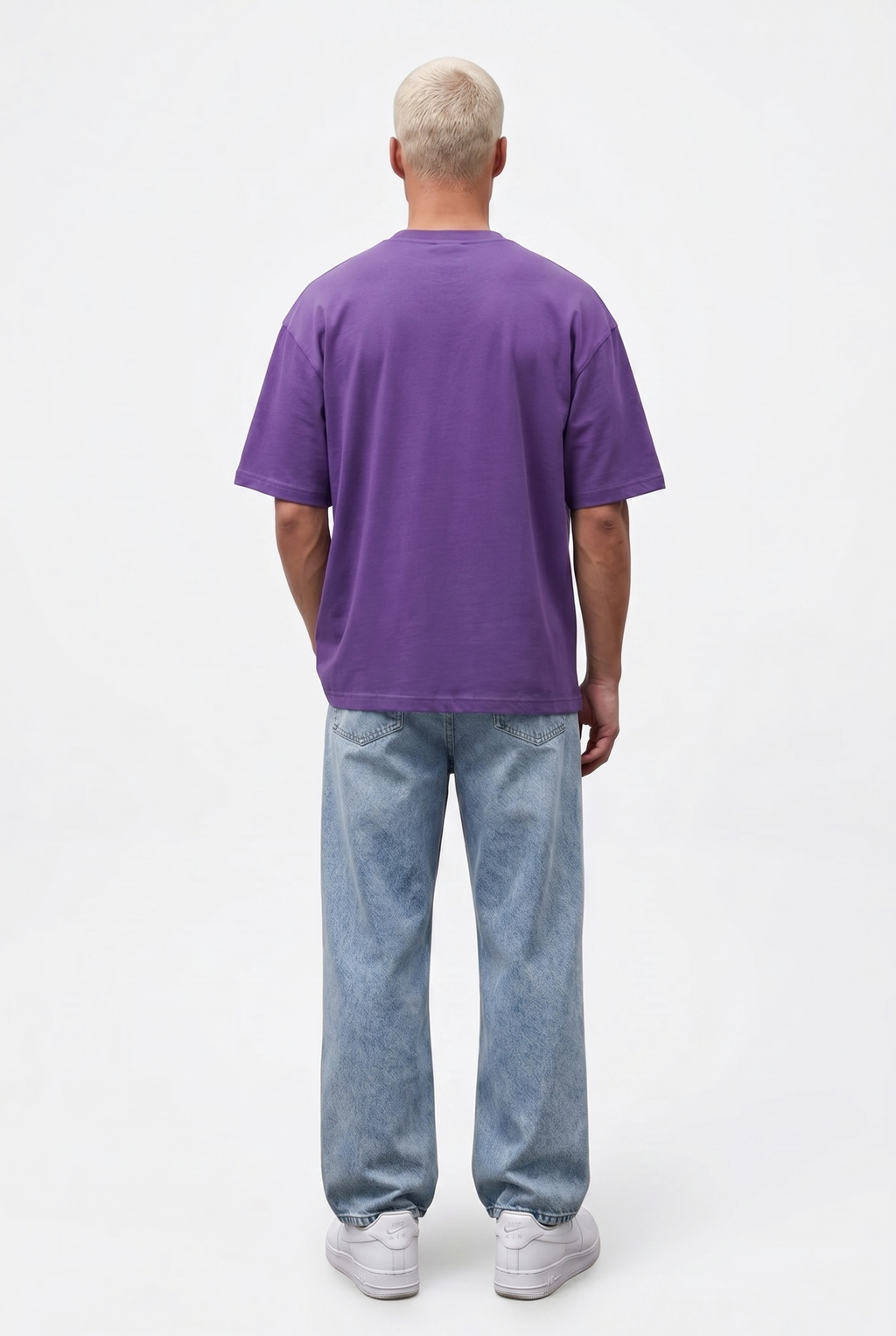 Basic Oversized T-Shirt 24/1 Purple
