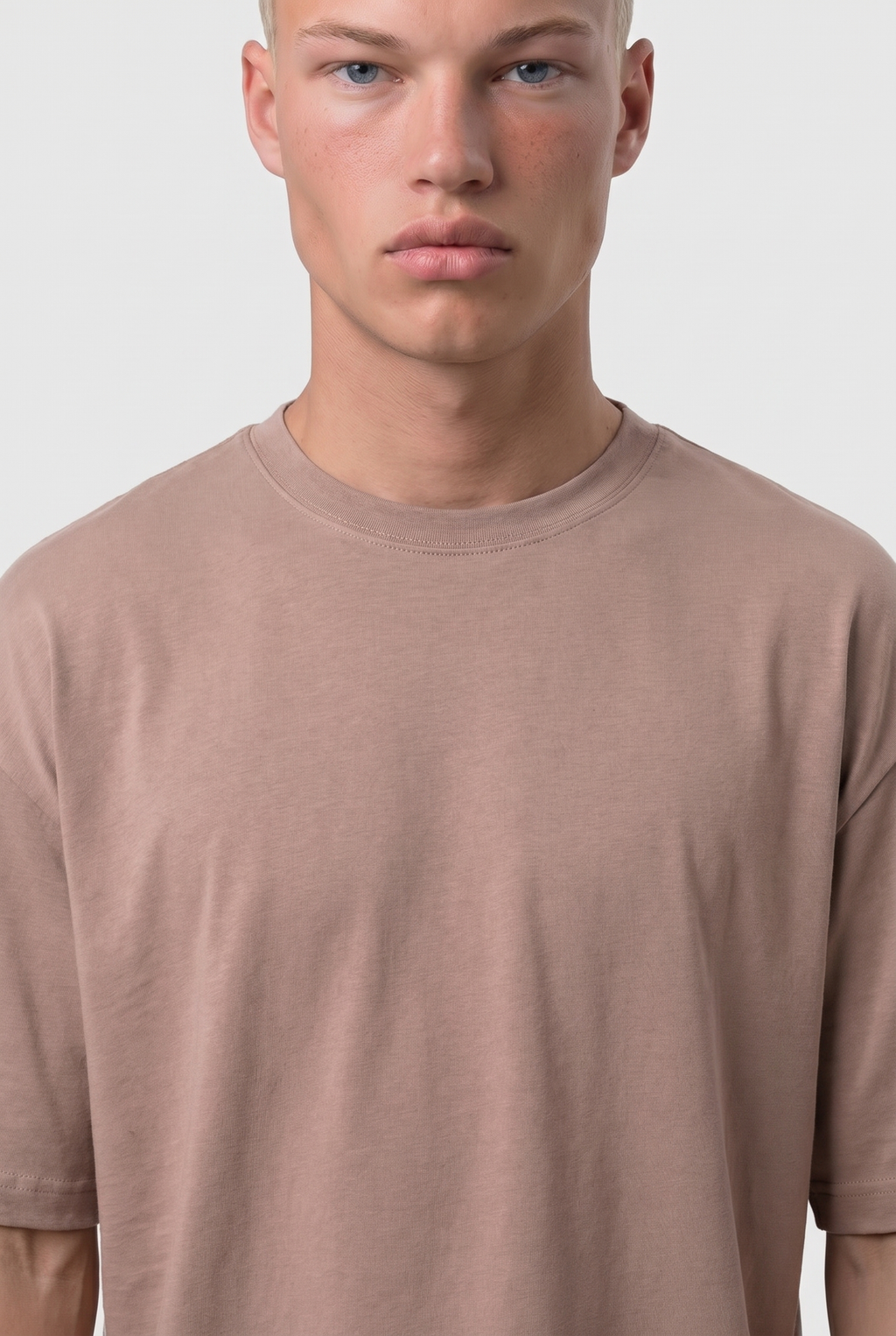 Basic Oversized T-Shirt 24/1 Brown