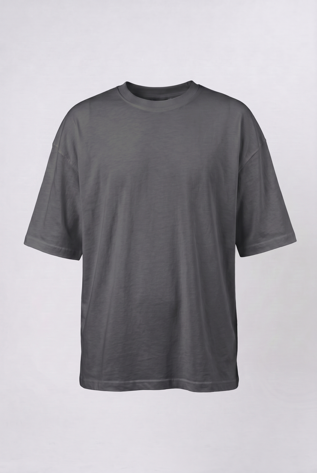 Basic Oversized T-Shirt 24/1 Smoked