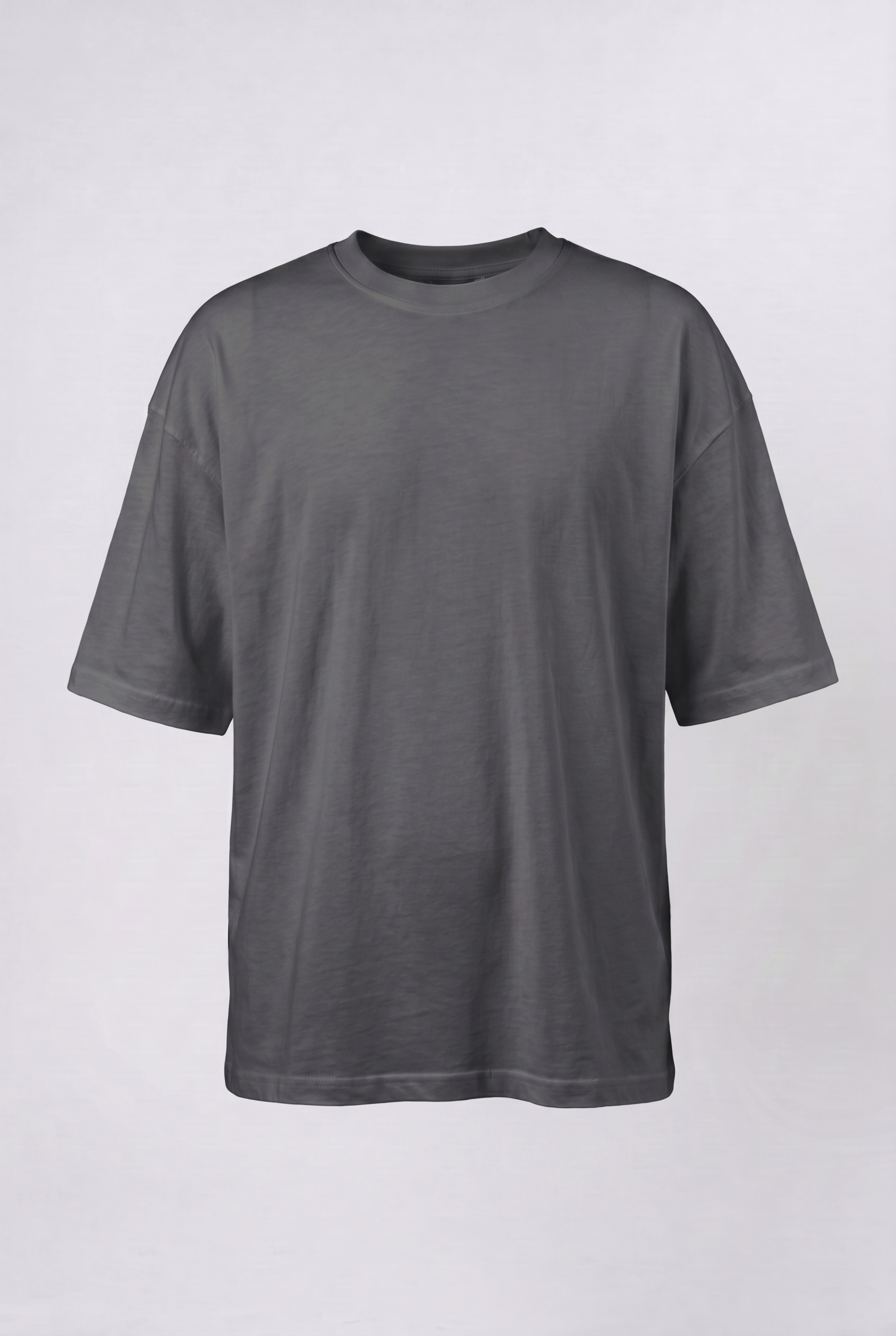 Basic Oversized T-Shirt 24/1 Smoked