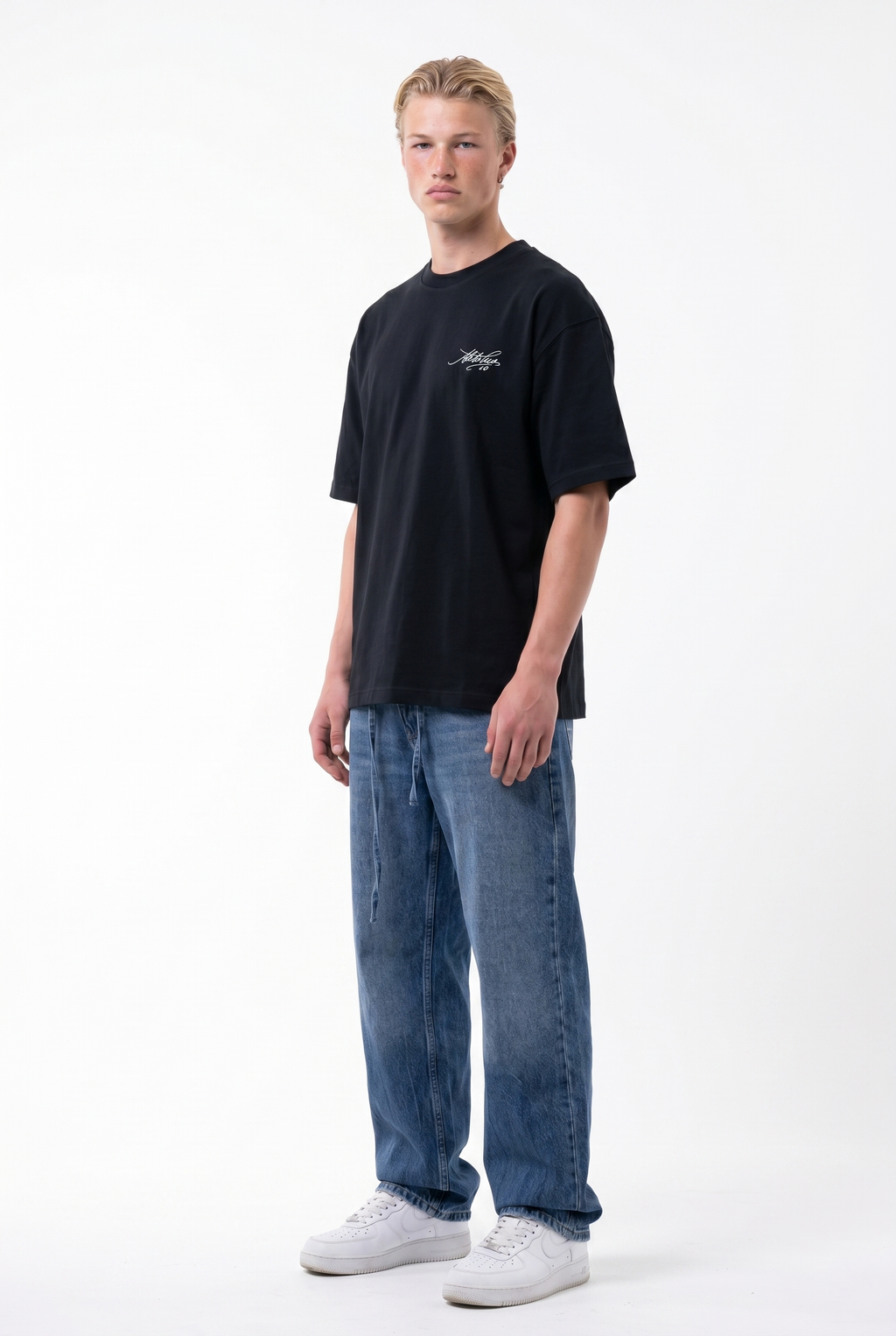 Piero Oversized T-Shirt Black