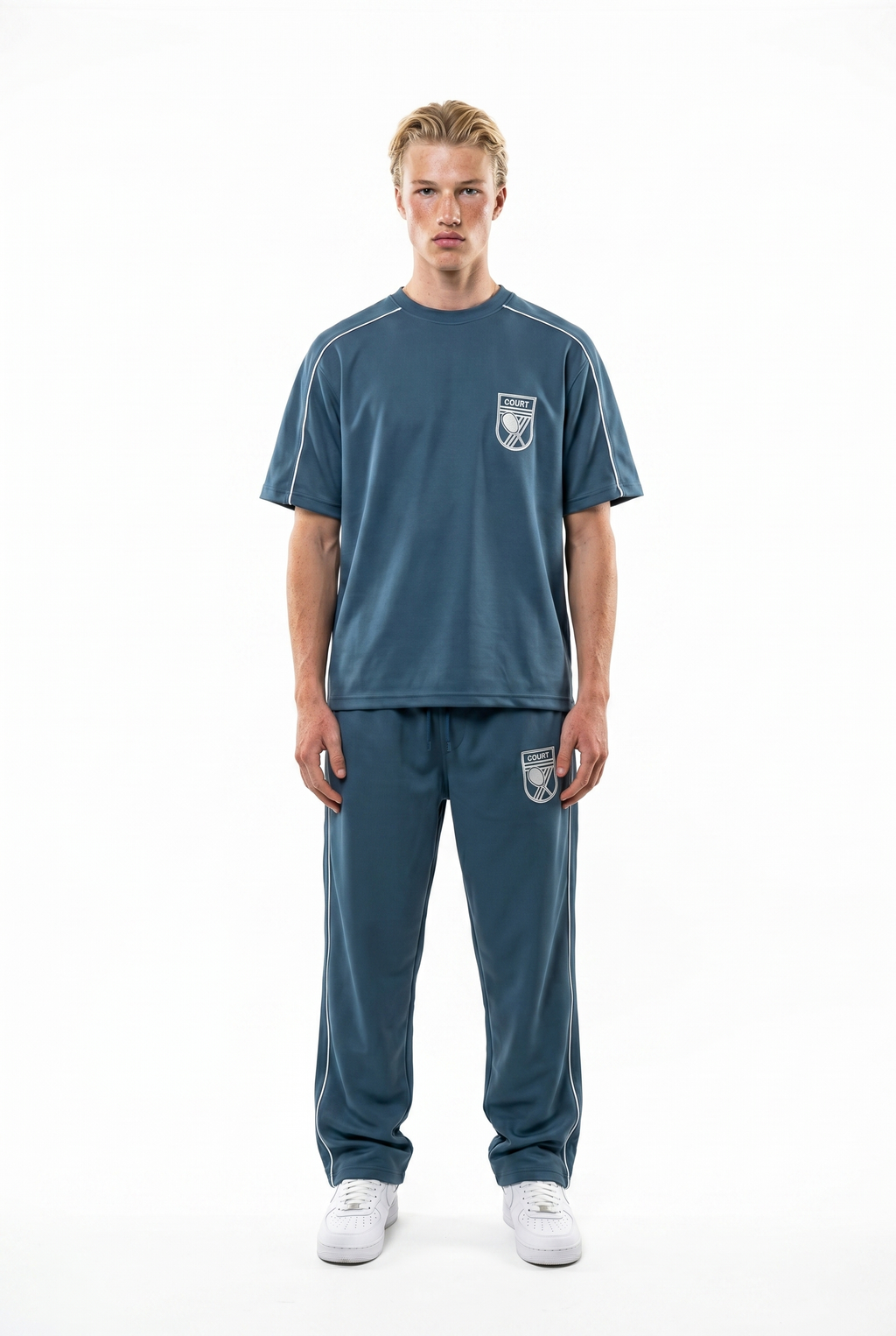 Court Regular Fit Set Petrol Blue