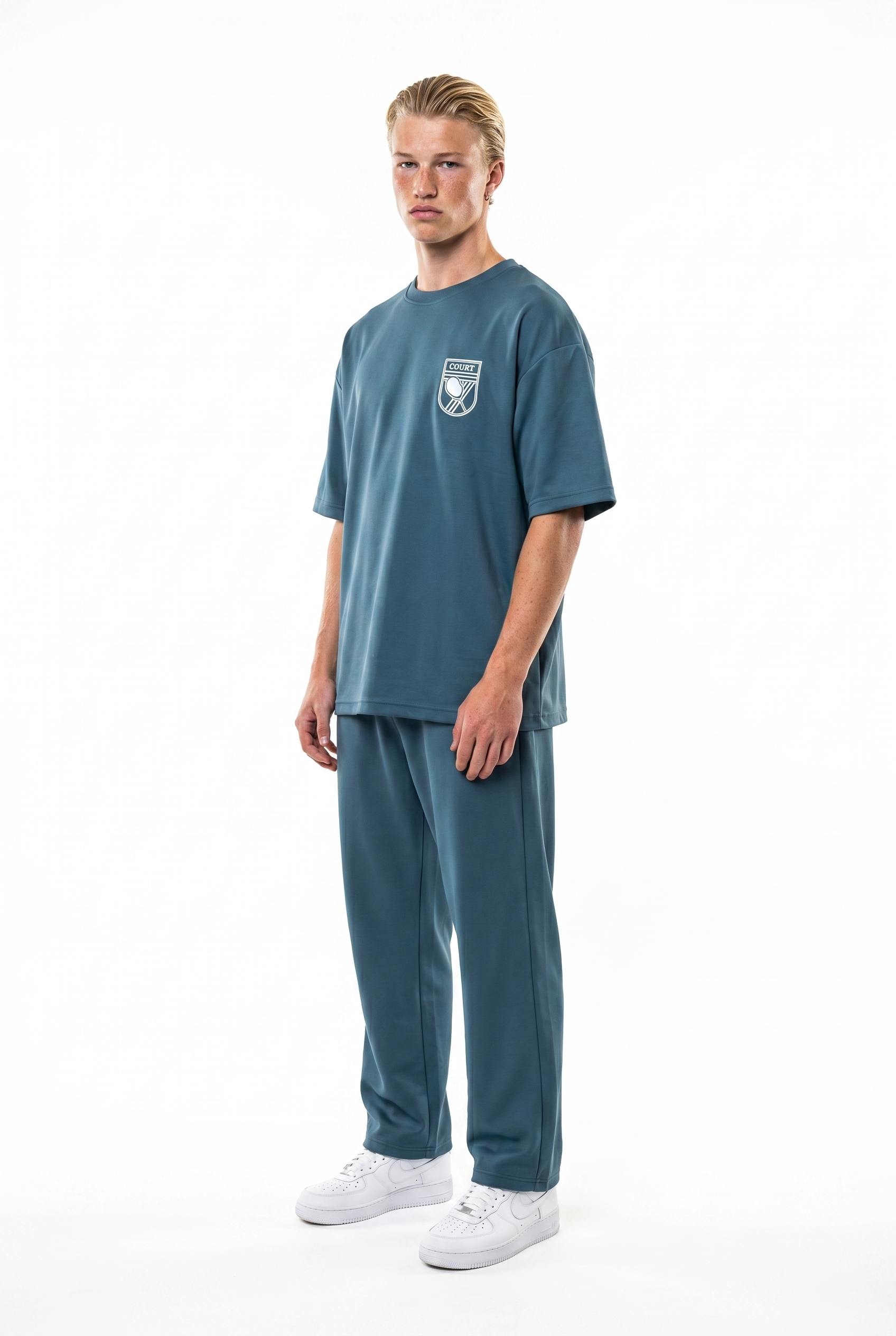 Court Regular Fit Set Petrol Blue