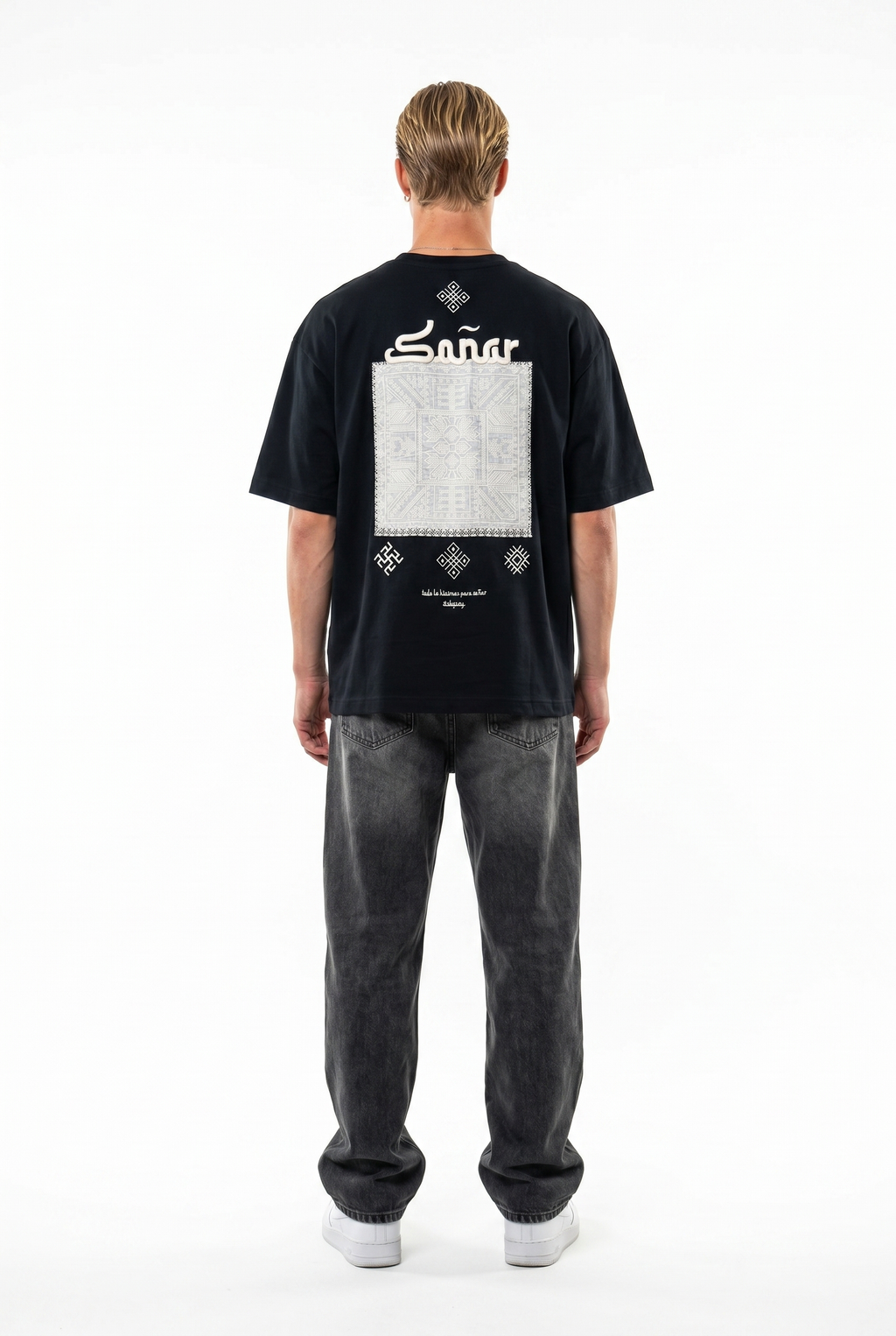 Sonar Oversized T-Shirt Black