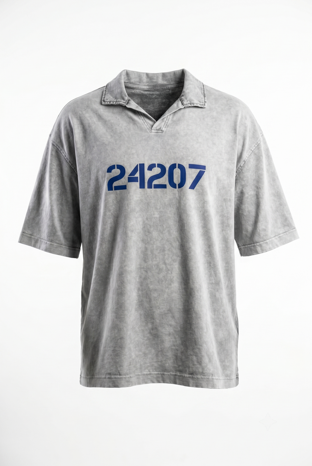 24207 Washed Oversized T-Shirt Gray