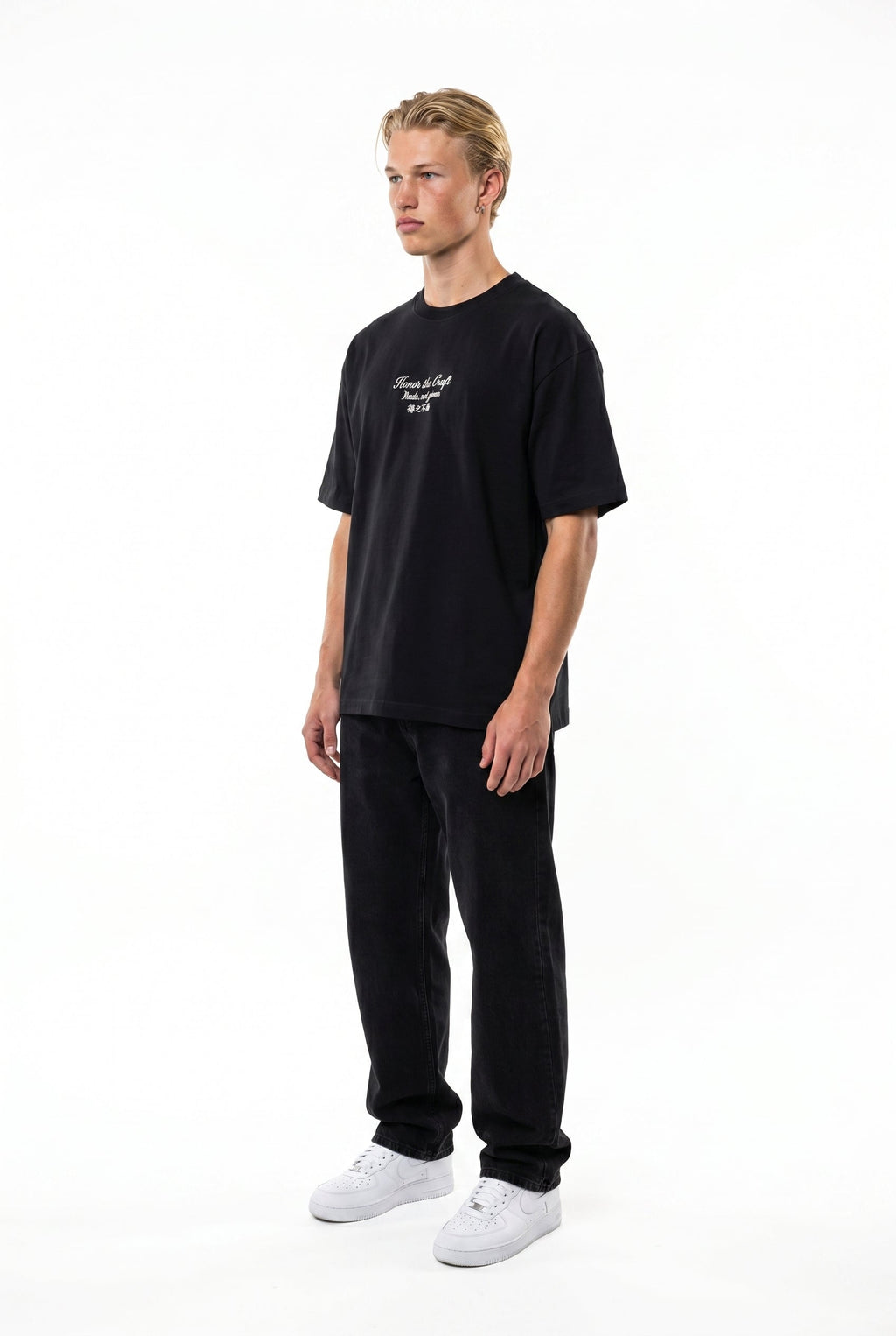Craft Oversized T-Shirt Black