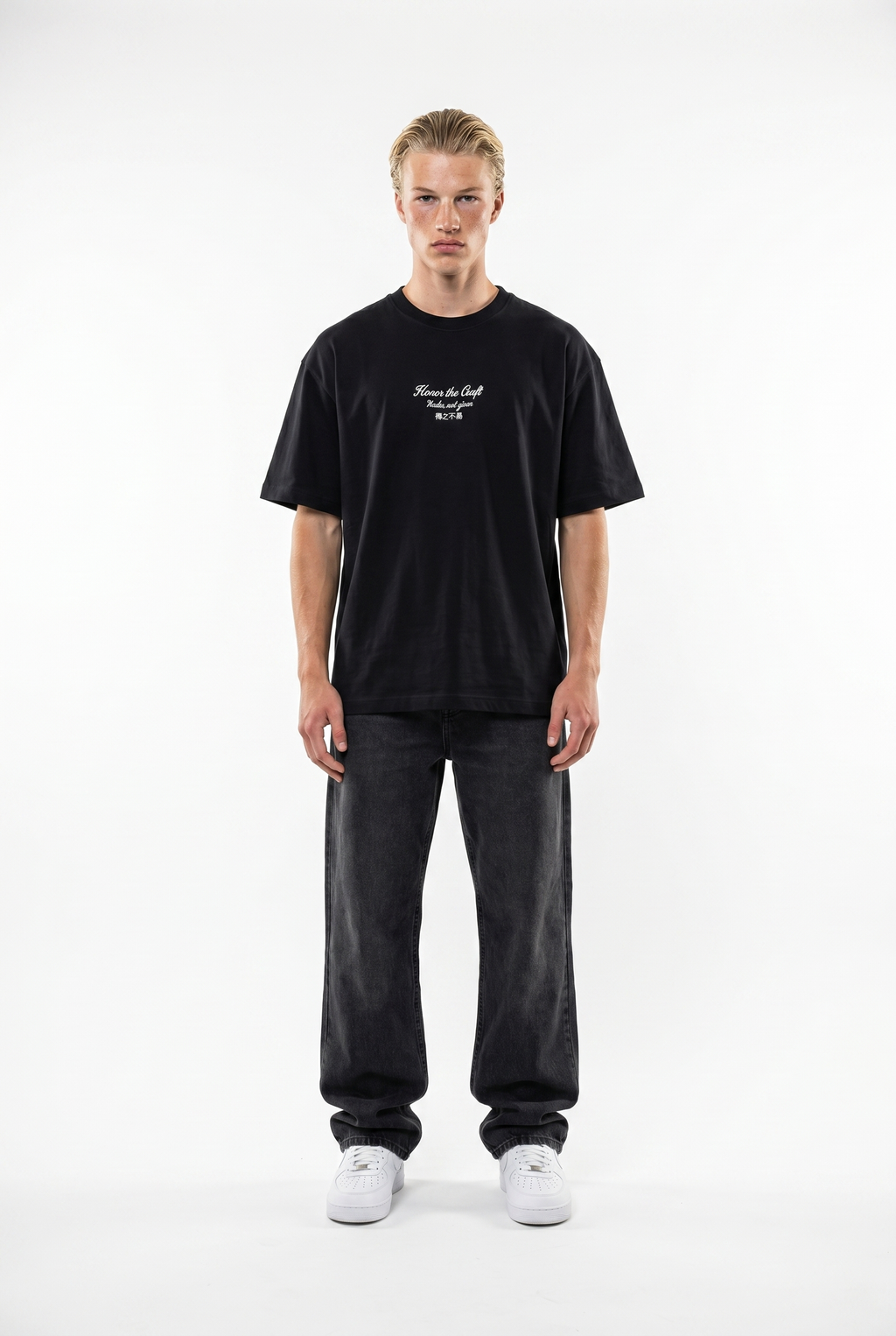 Craft Oversized T-Shirt Black