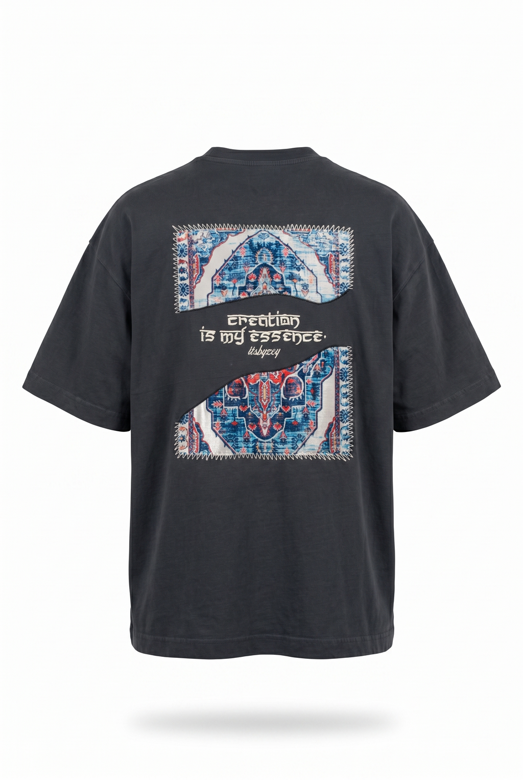Itsbyzey Oversized T-Shirt Smoked