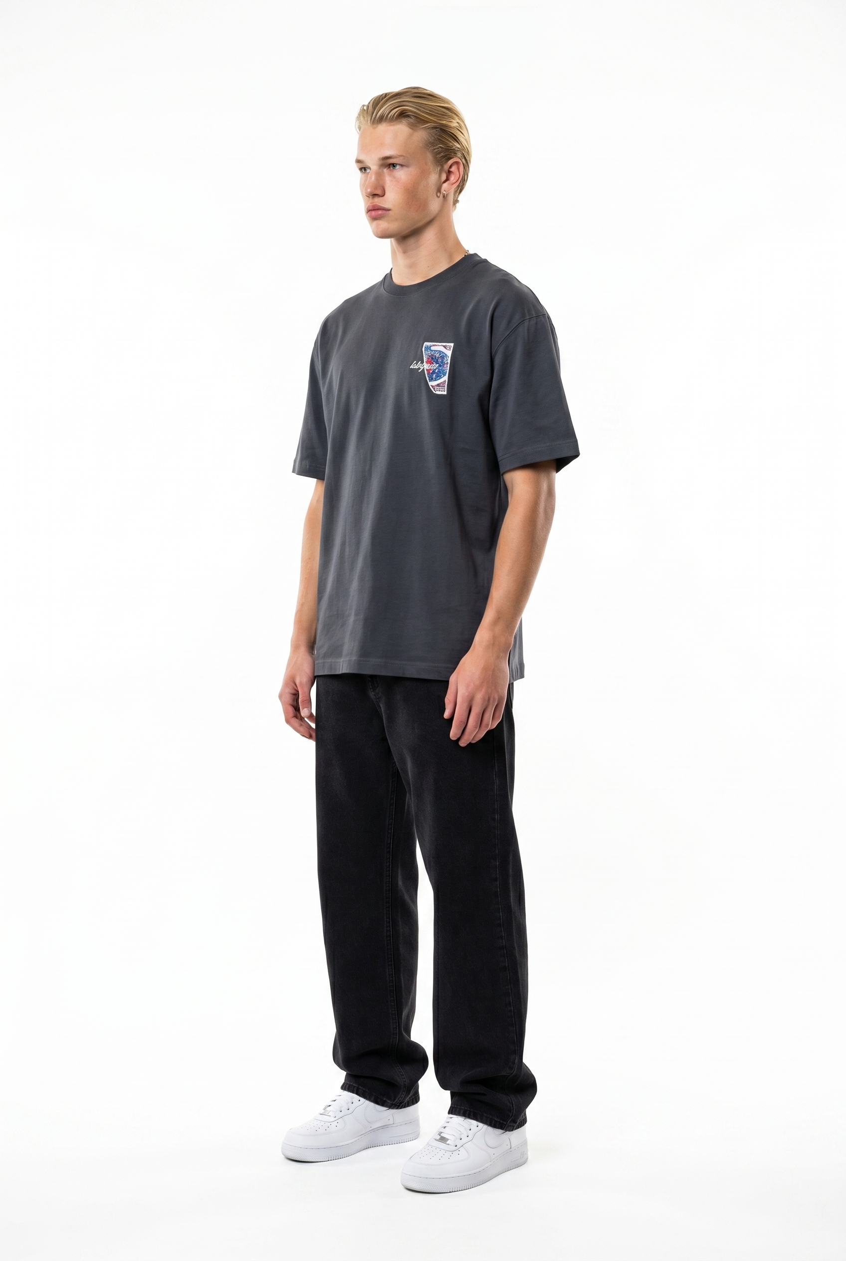 Itsbyzey Oversized T-Shirt Smoked